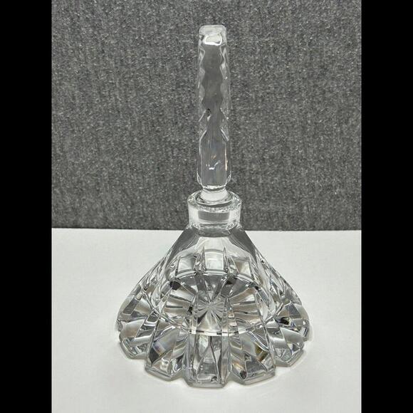 Vintage Mikasa Slovenia Perfume Bottle 5” Cut Glass Crystal Bottle With Stopper - Picture 2 of 9